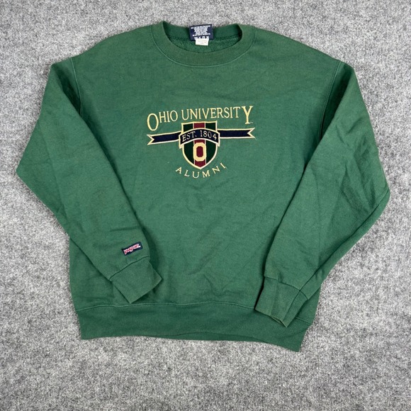 Jansport Other - Jansport Sweatshirt Mens Size M Green Ohio University Alumni USA Made Vintage